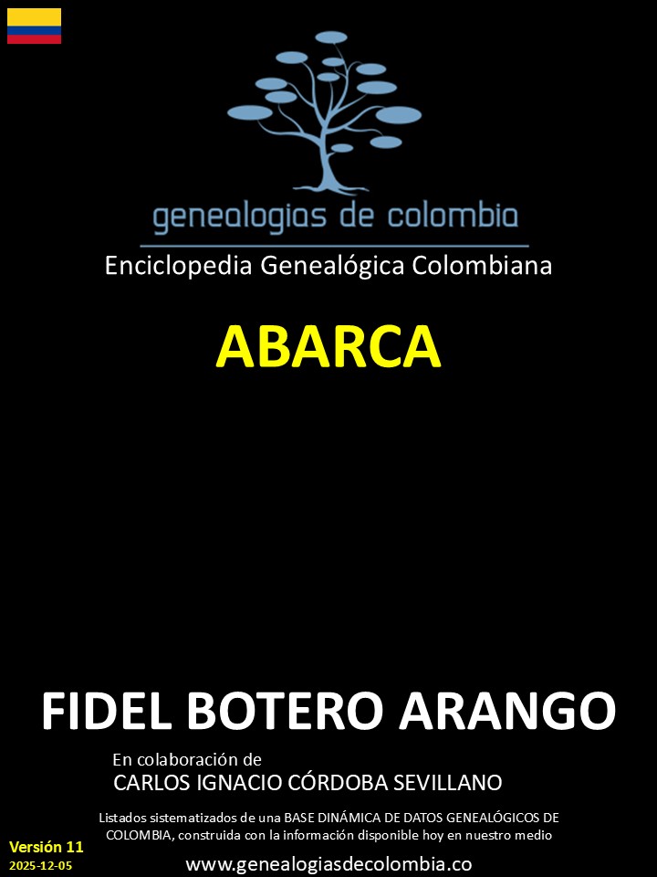 Este libro incluye el apellido Abarca