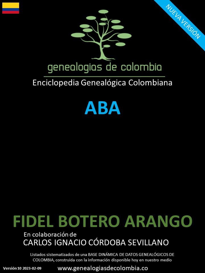 Este libro incluye el apellido Abá