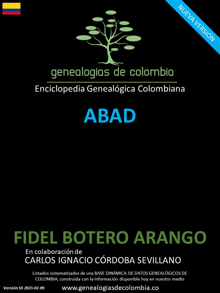 Este libro incluye el apellido Abad