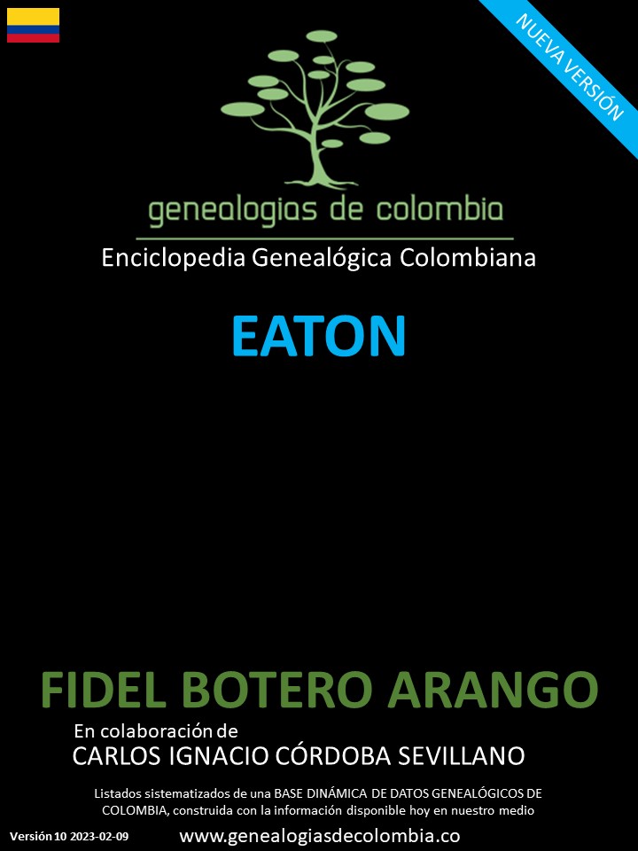 Este libro incluye el apellido Eaton