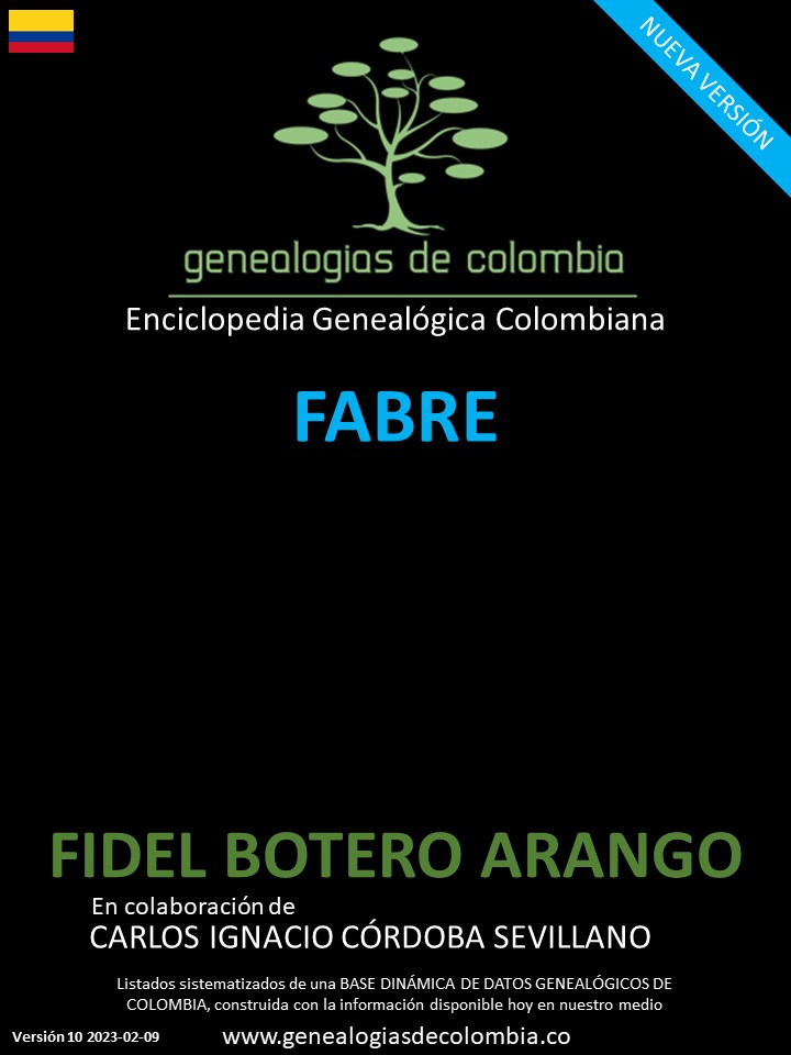 Este libro incluye el apellido Fabre