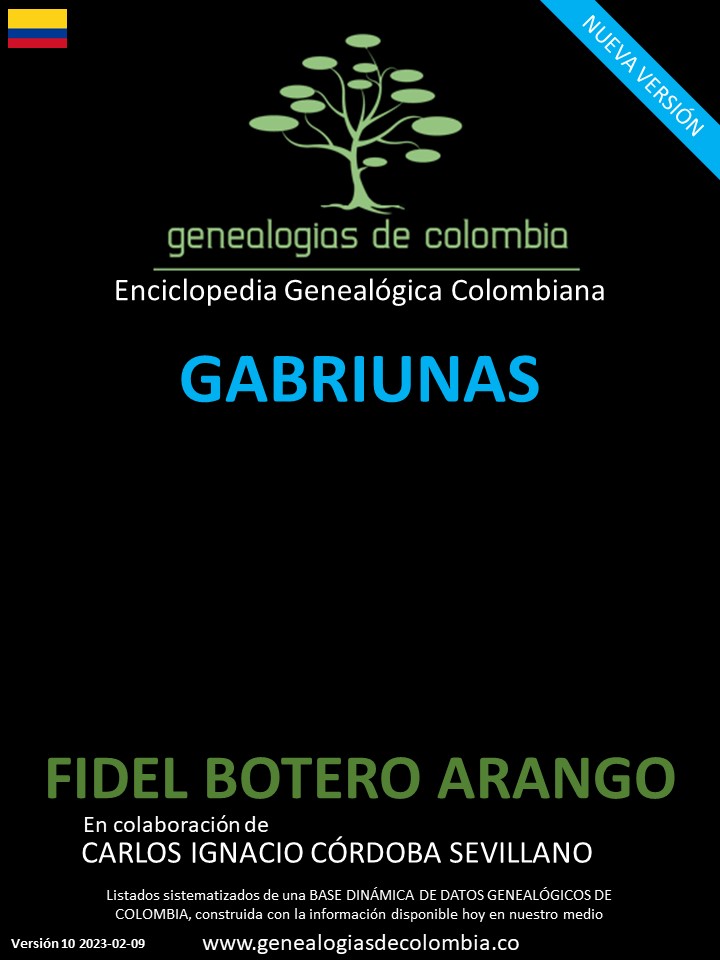 Este libro incluye el apellido Gabriunas