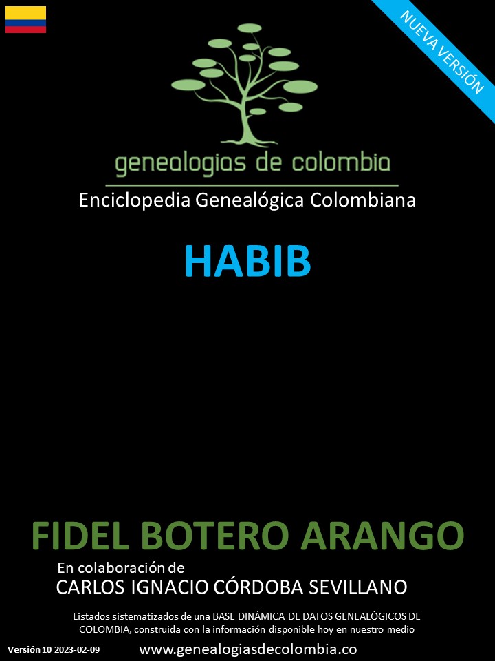 Este libro incluye el apellido Habib