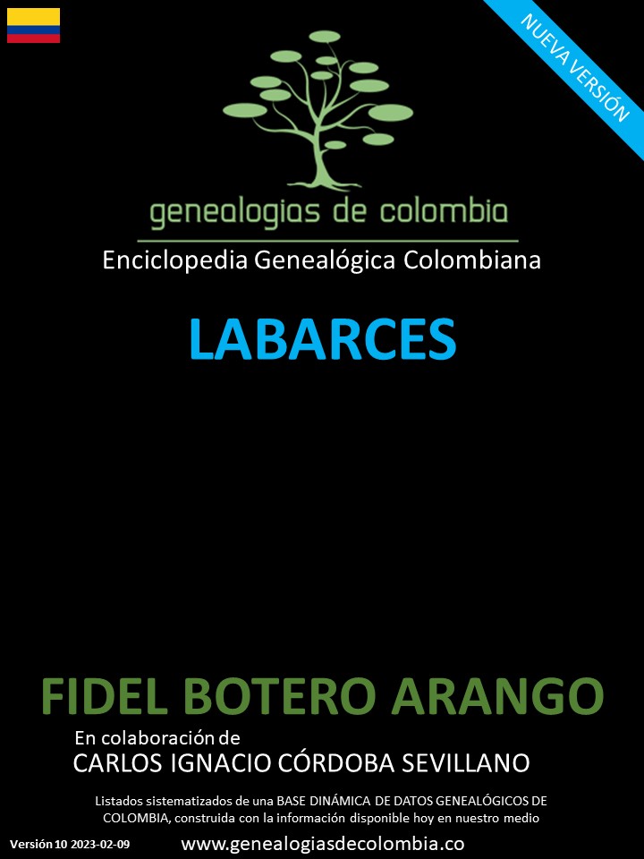 Este libro incluye el apellido Labarcés