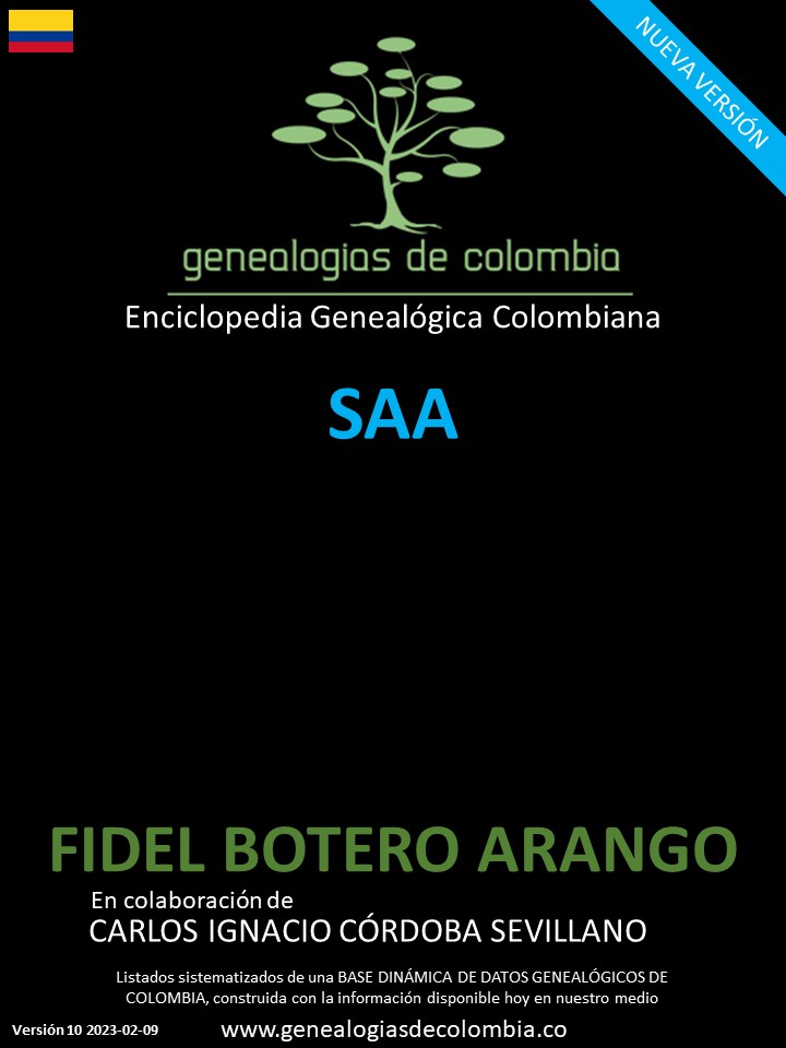 Este libro incluye el apellido Saa