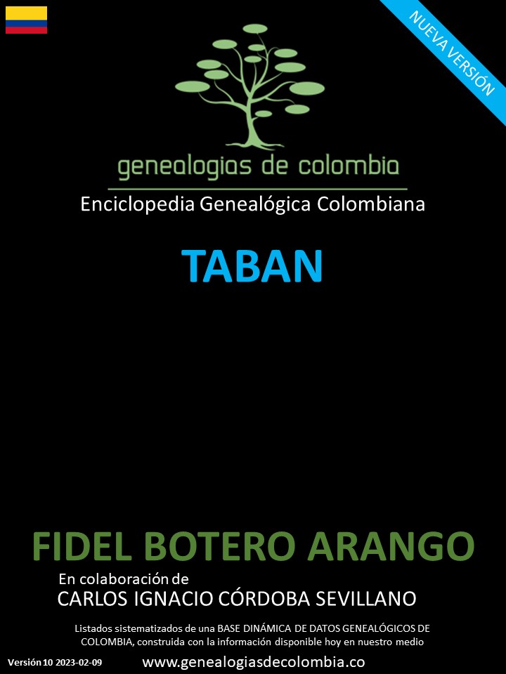 Este libro incluye el apellido Tabán