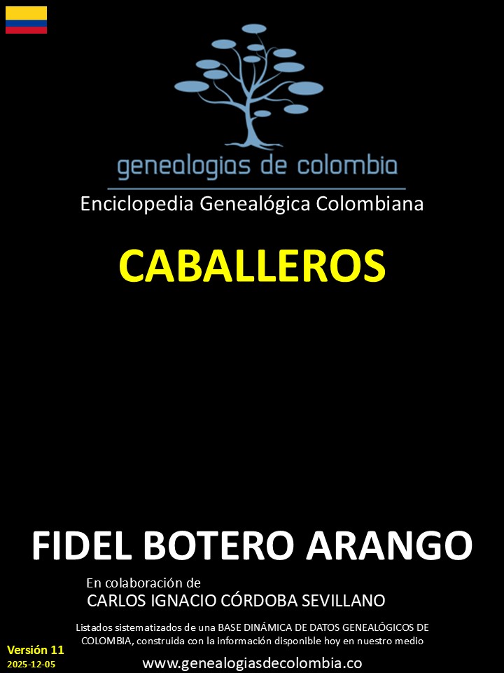 Este libro incluye el apellido Caballeros