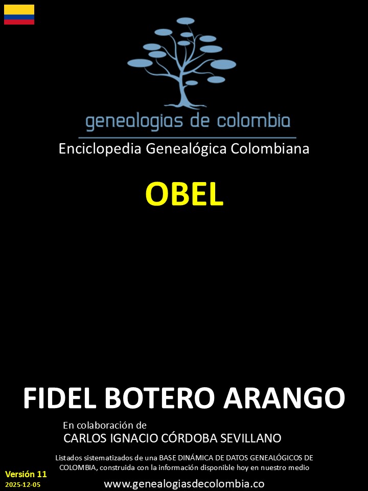 Este libro incluye el apellido Obel