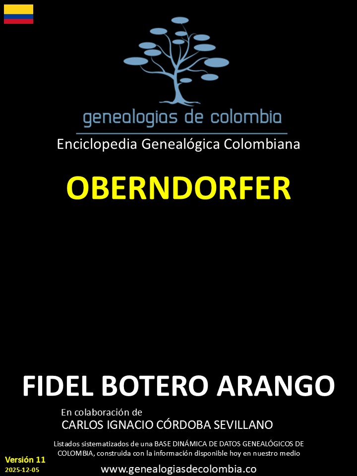 Este libro incluye el apellido Oberndorfer
