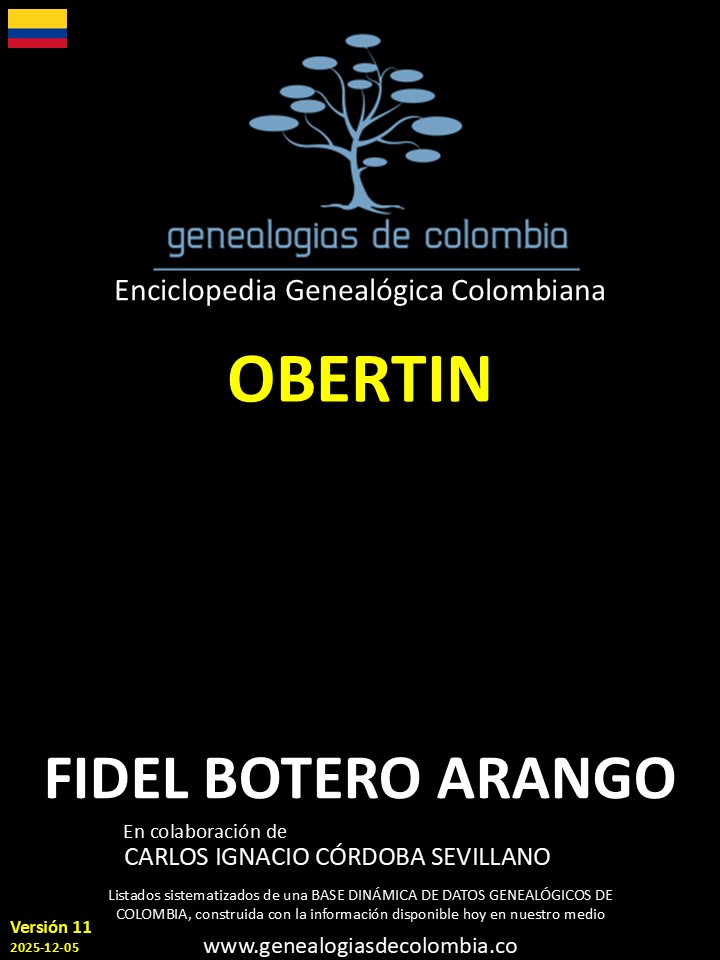 Este libro incluye el apellido Obertín
