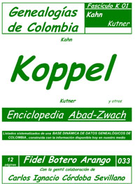 Este libro incluye los apellidos: 
Kahn, Kalckar, Kam, Kämmerer, Kamper, Kampf, Kathkou, Katsikopoulous, Kaysen, Kefer, Kelafor, Kelly, Kemble, Kennedy, Kinney, Kitchen, Kling, Klinge, Klinger, Klinkert, Kloch, Kludge, Knorris, Koenke, Konasewich, Kopp, Koppel, Korgali, Korolevich, Koros, Koster, Koussen, Koutoulakis, Kozeschnik, Kraetachemar, Kreutz, Kristensen, Kroes, Krohne, Kronfly, Kuehne, Kupstys, Kutner