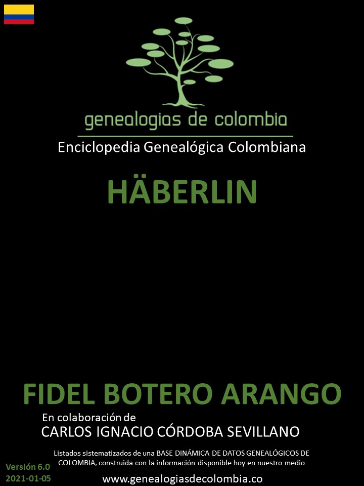 Este libro incluye el apellido Häberlin